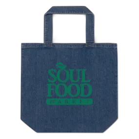 Soul Food Organic denim tote bag