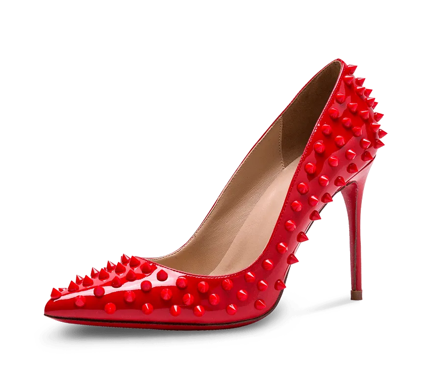 Spikes Red Sole High Heel Pumps