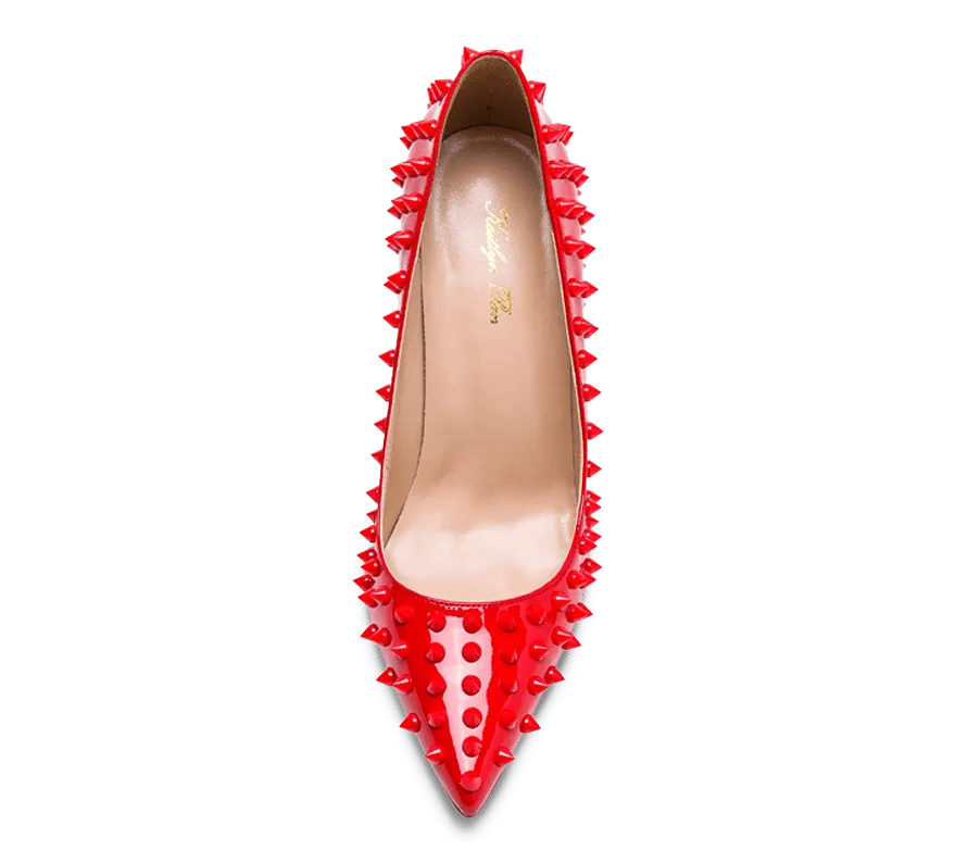 Spikes Red Sole High Heel Pumps