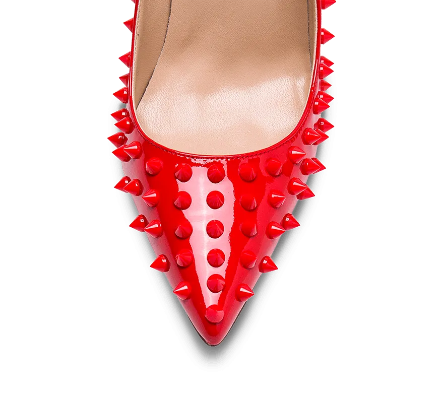 Spikes Red Sole High Heel Pumps