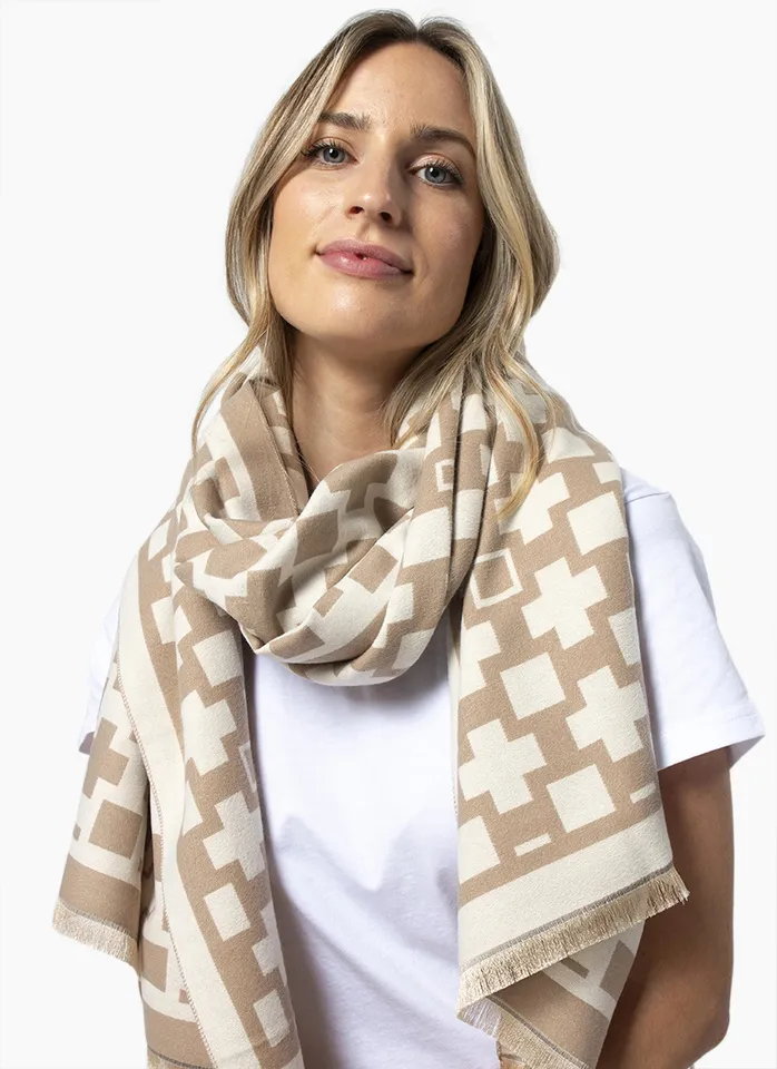 Stella + Gemma Cross Scarf