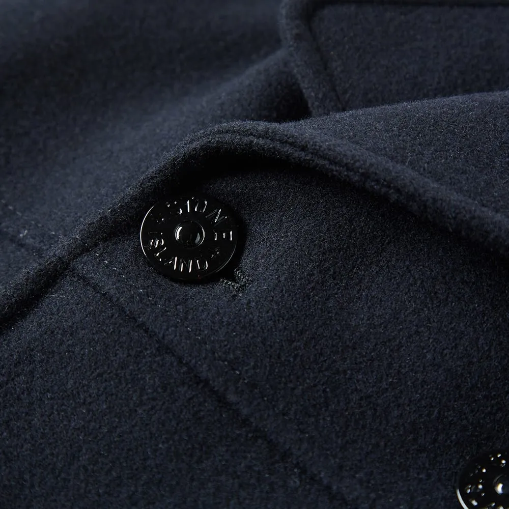 Stone Island Panno Speciale Melton Wool PeacoatNavy