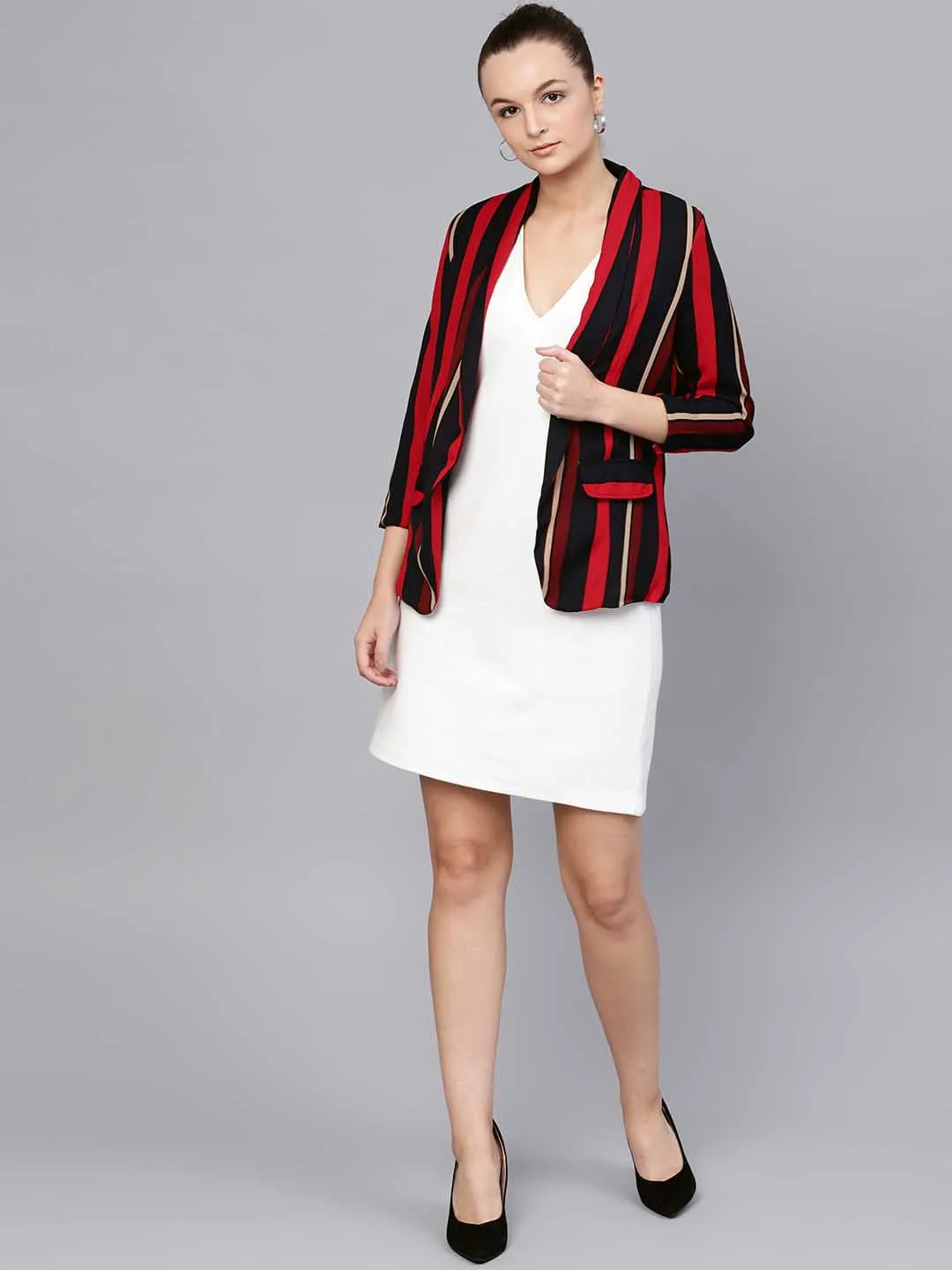 Striped Blazer