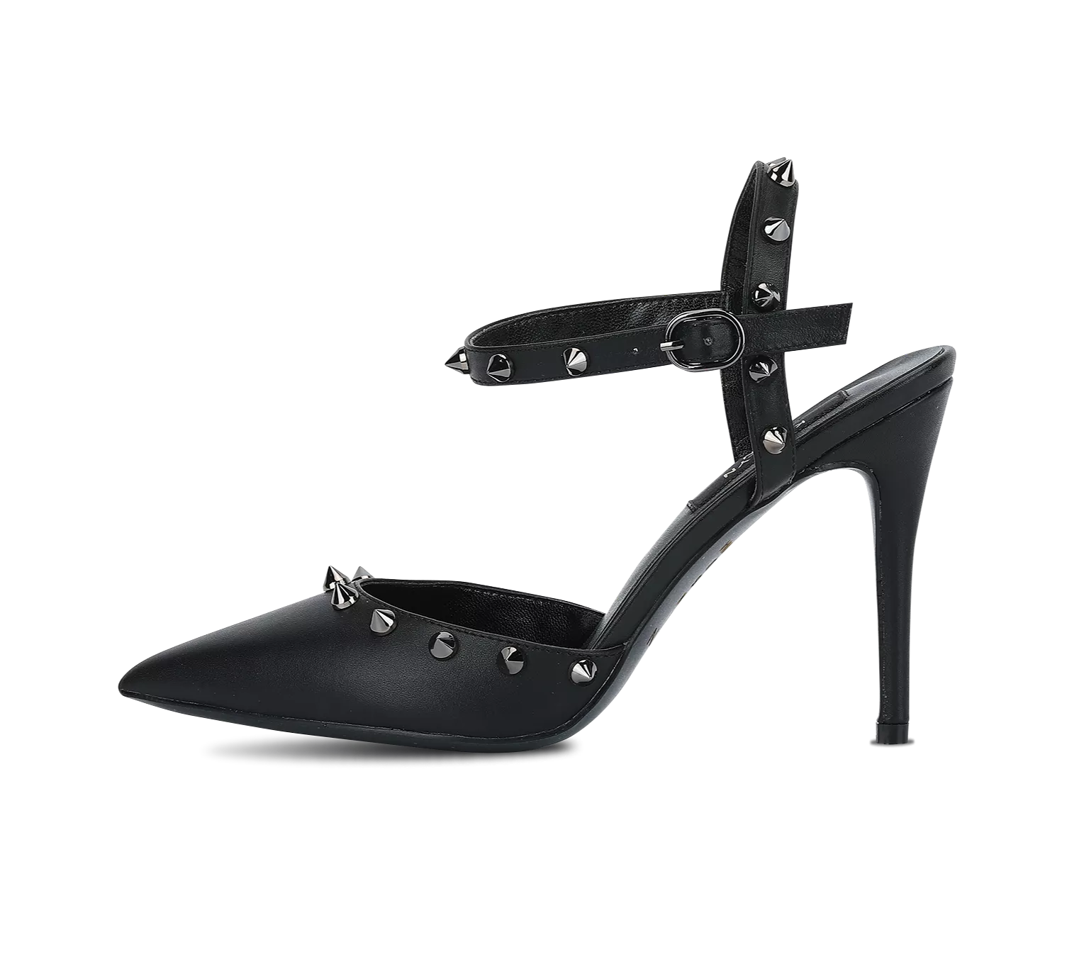 Studded High Heel Slingbacks