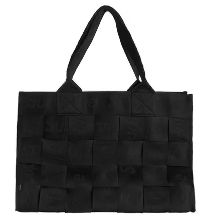 Supreme Woven Large Tote Bag Black