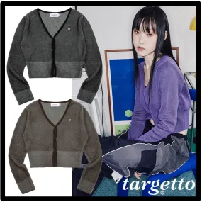 TARGETTO SEOUL  |Casual Style Street Style Logo Cardigans