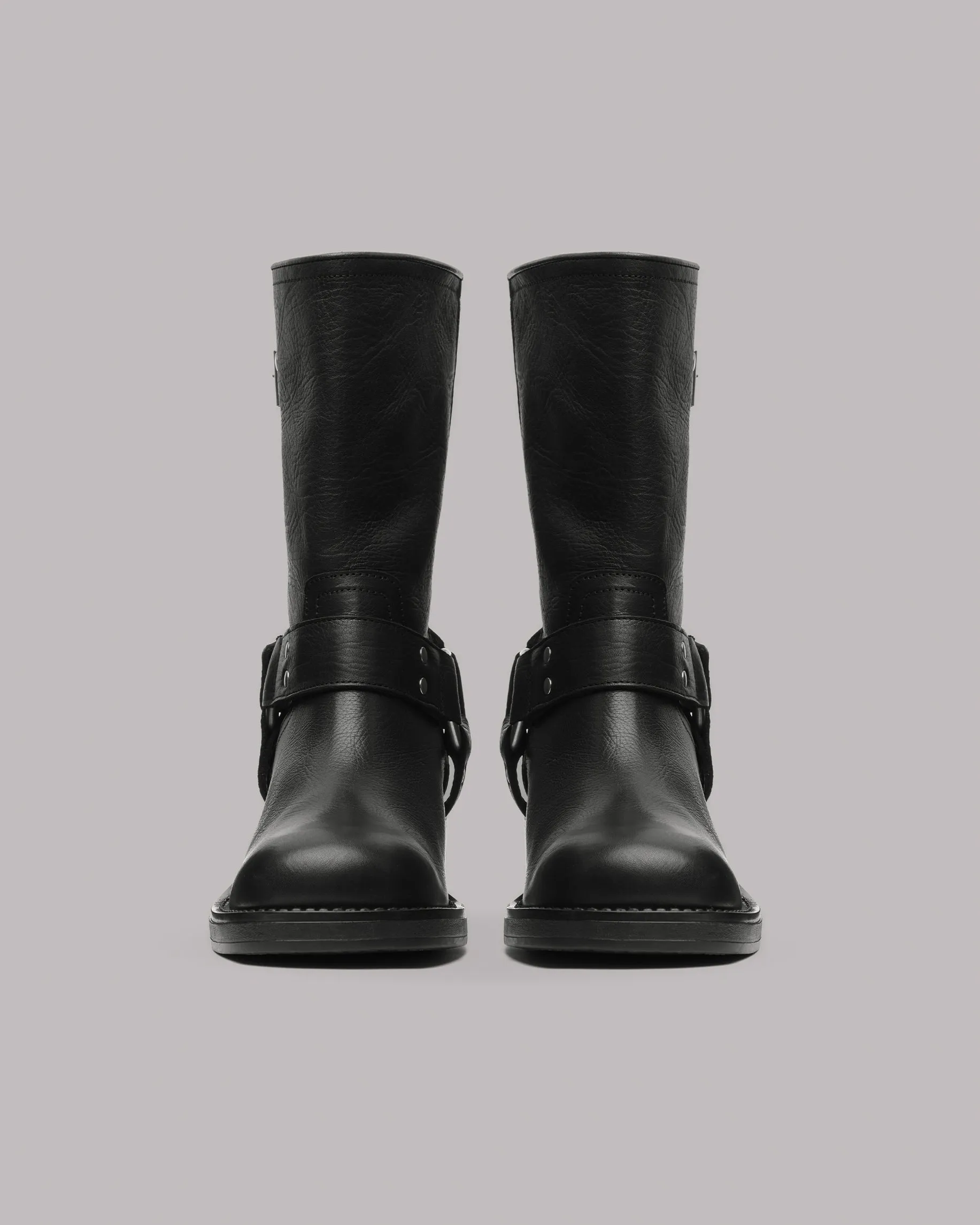 The Black Buckle Boots