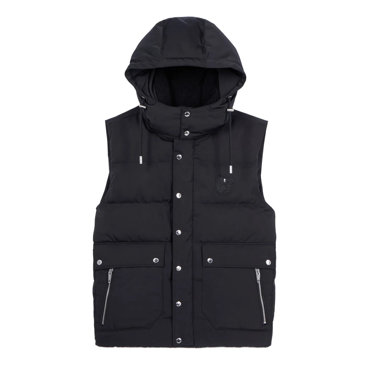 THE KOOPLES Logo Down Gilet Jacket - Black