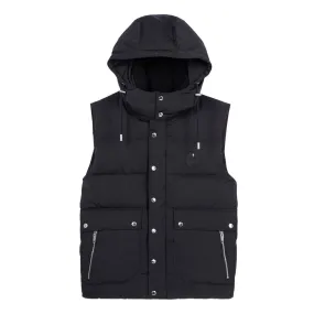 THE KOOPLES Logo Down Gilet Jacket - Black