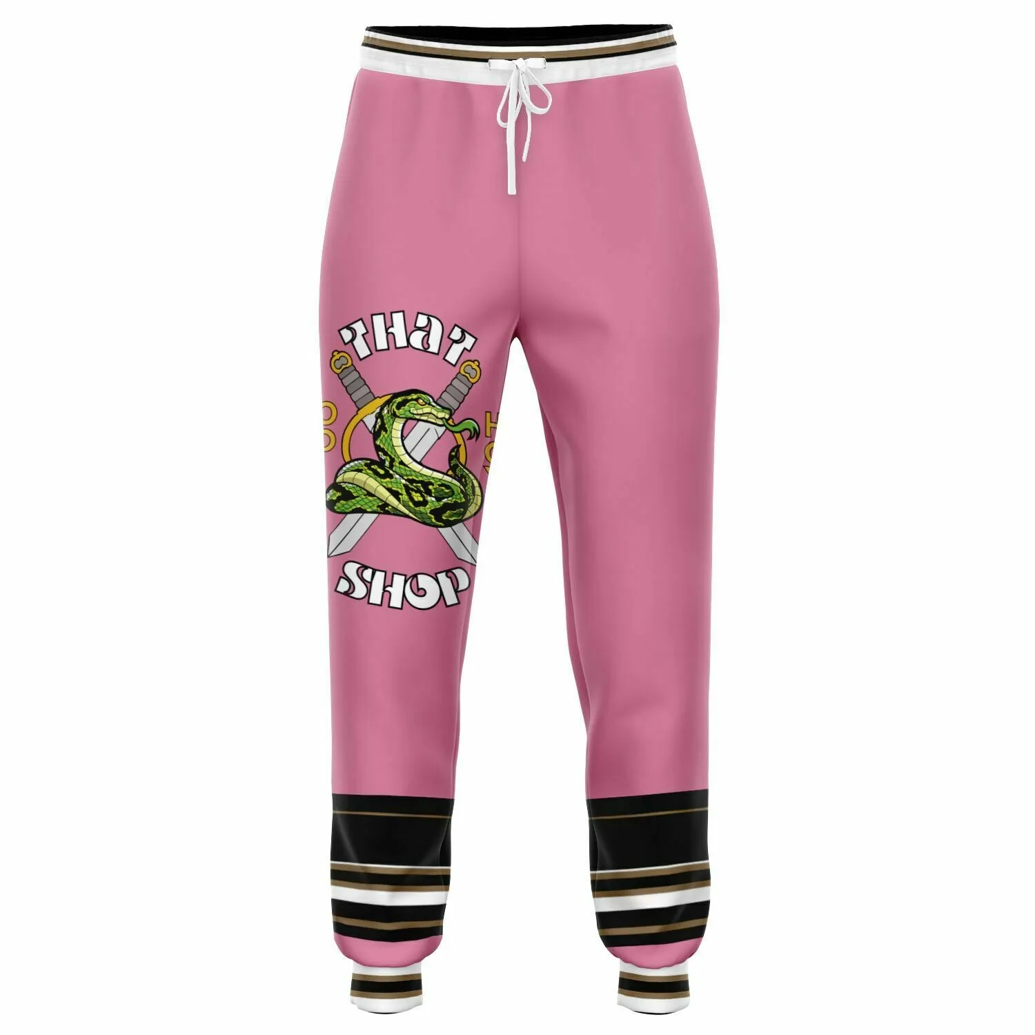 THS Snake Bite Fleece Joggers in Pink