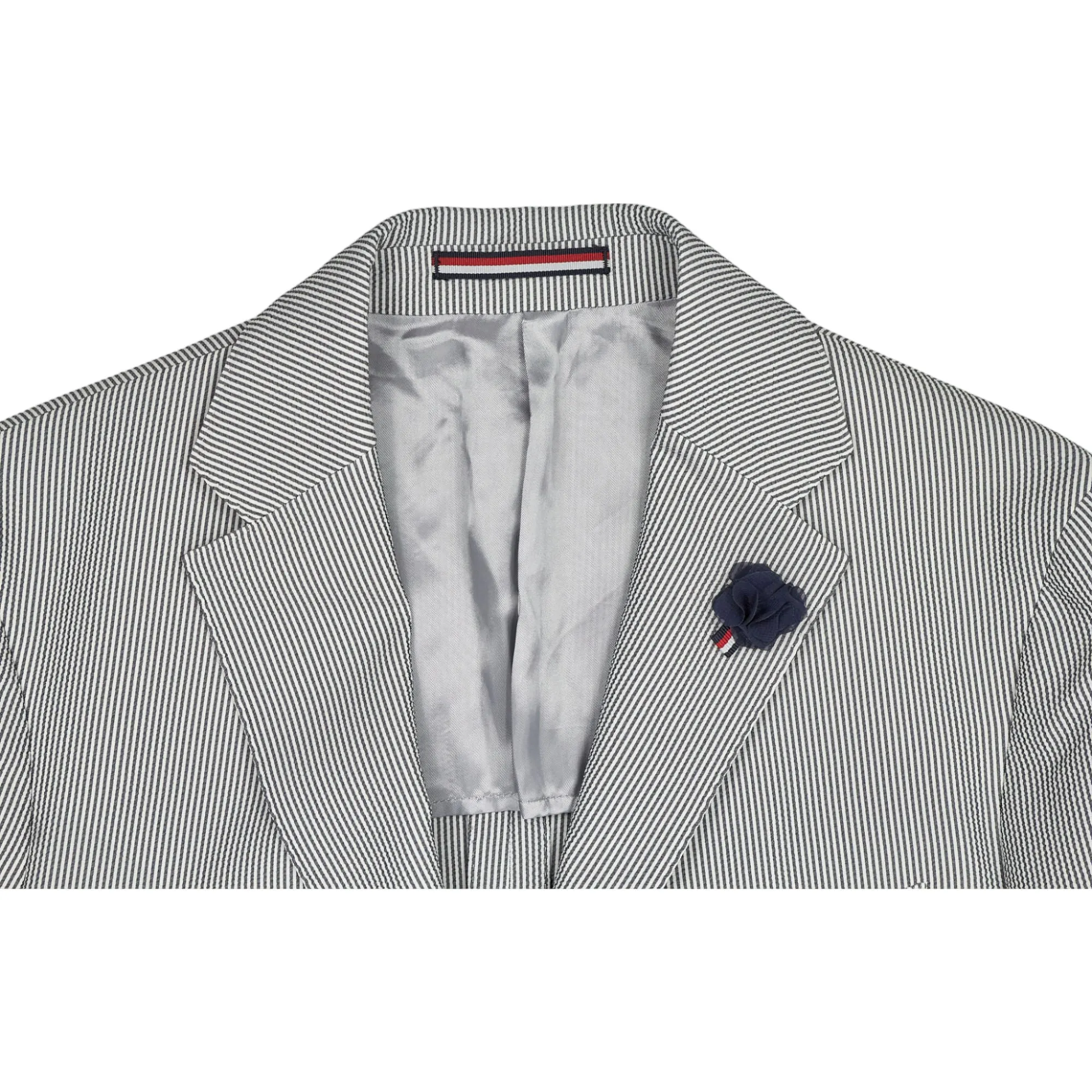 Tommy Hilfiger Grey Striped Blazer