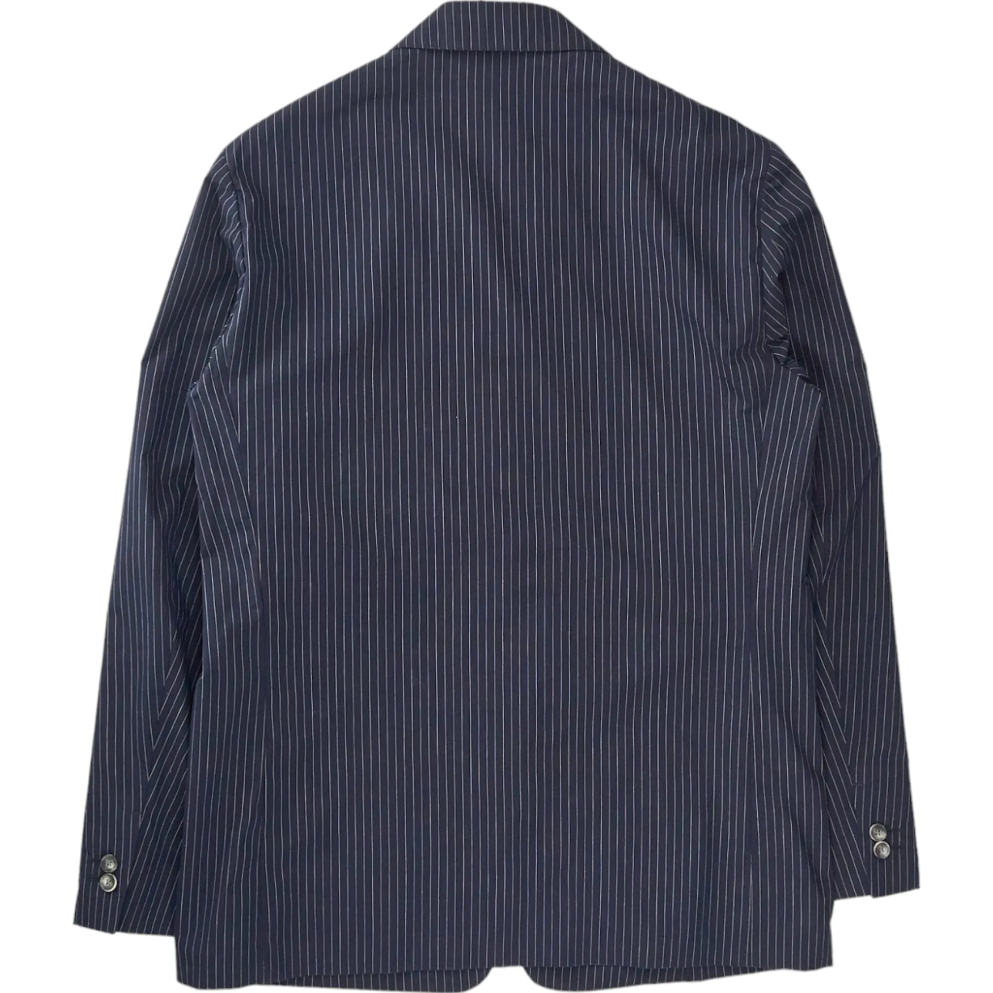 Tommy Hilfiger Navy Pinstripe Tech Blazer