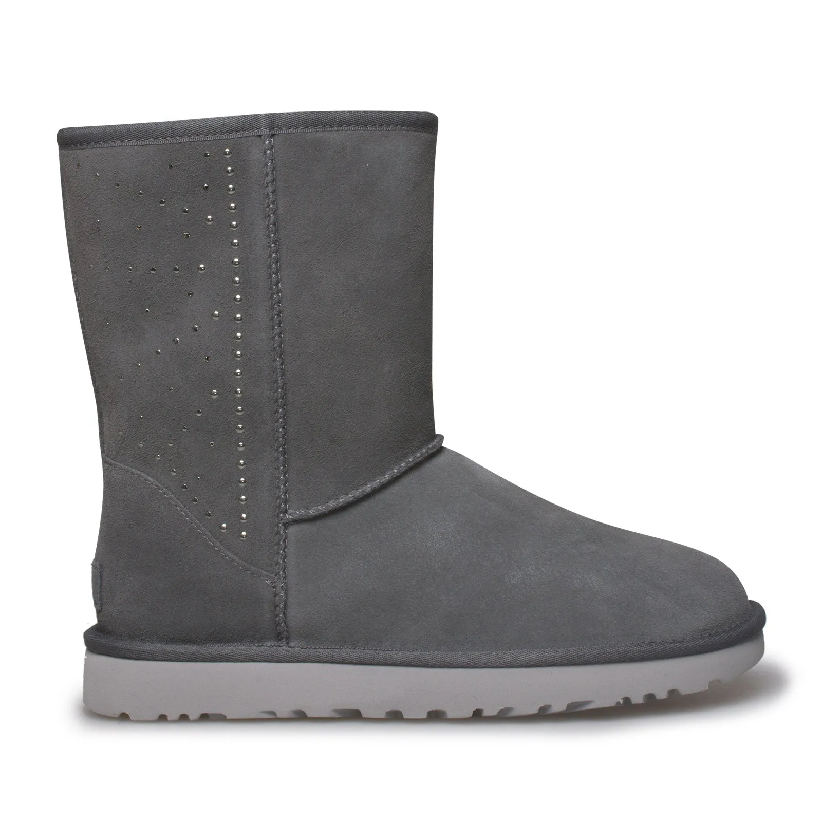 UGG Classic Short Studded Charcoal Boots - Women's