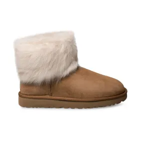 UGG Mini Toscana Cuff Chestnut Boots - Women's