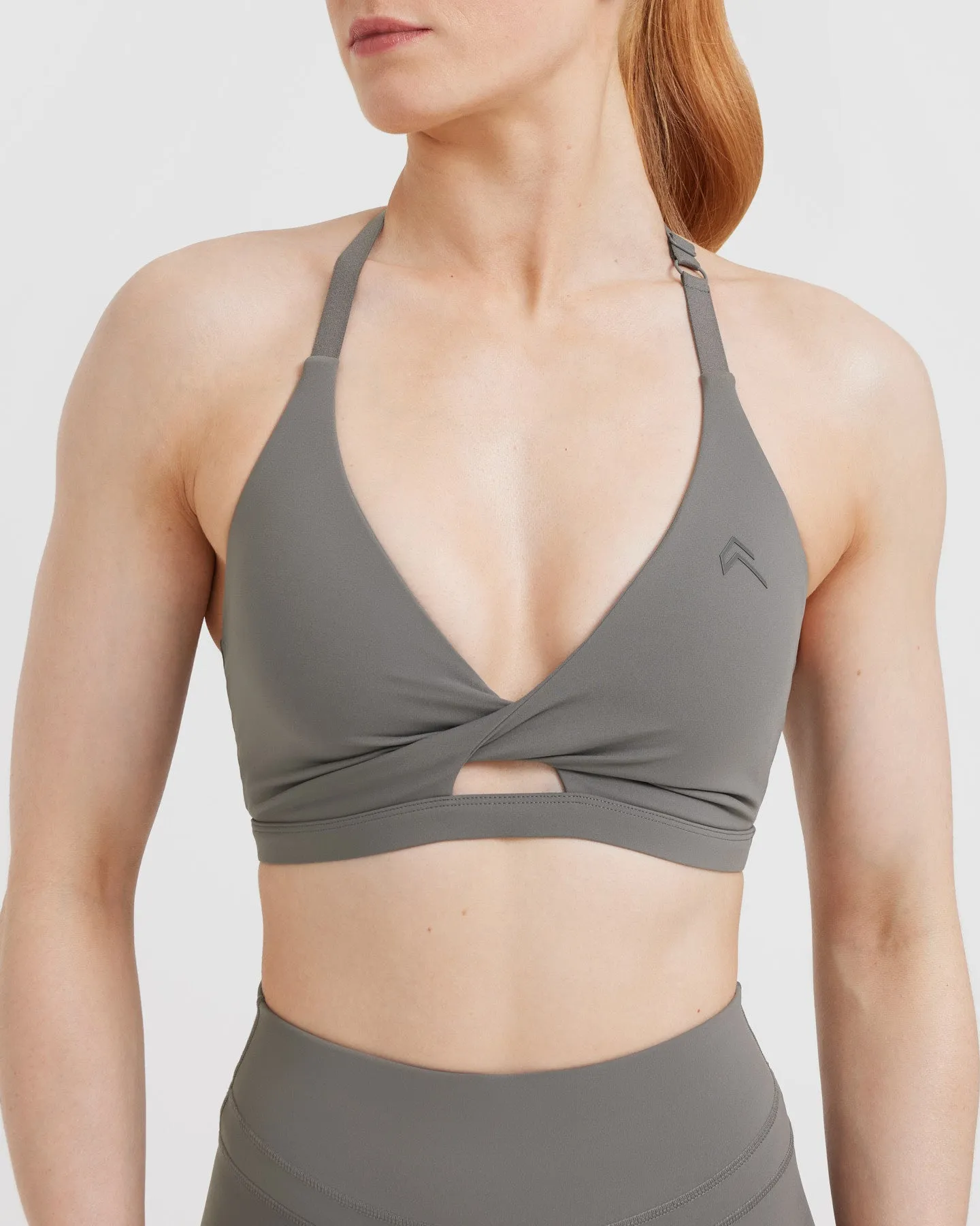 Unified Twist Sports Bra | Ash Grey