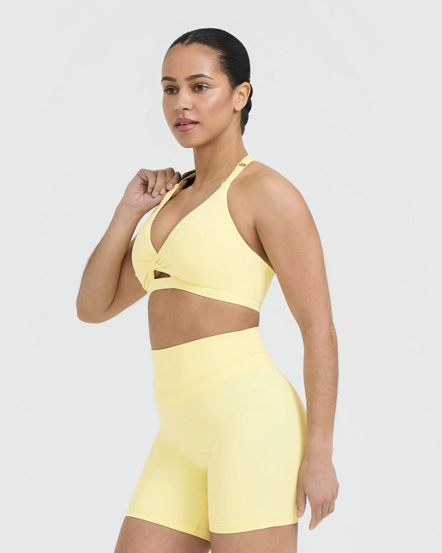 Unified Twist Sports Bra | Sherbert Yellow