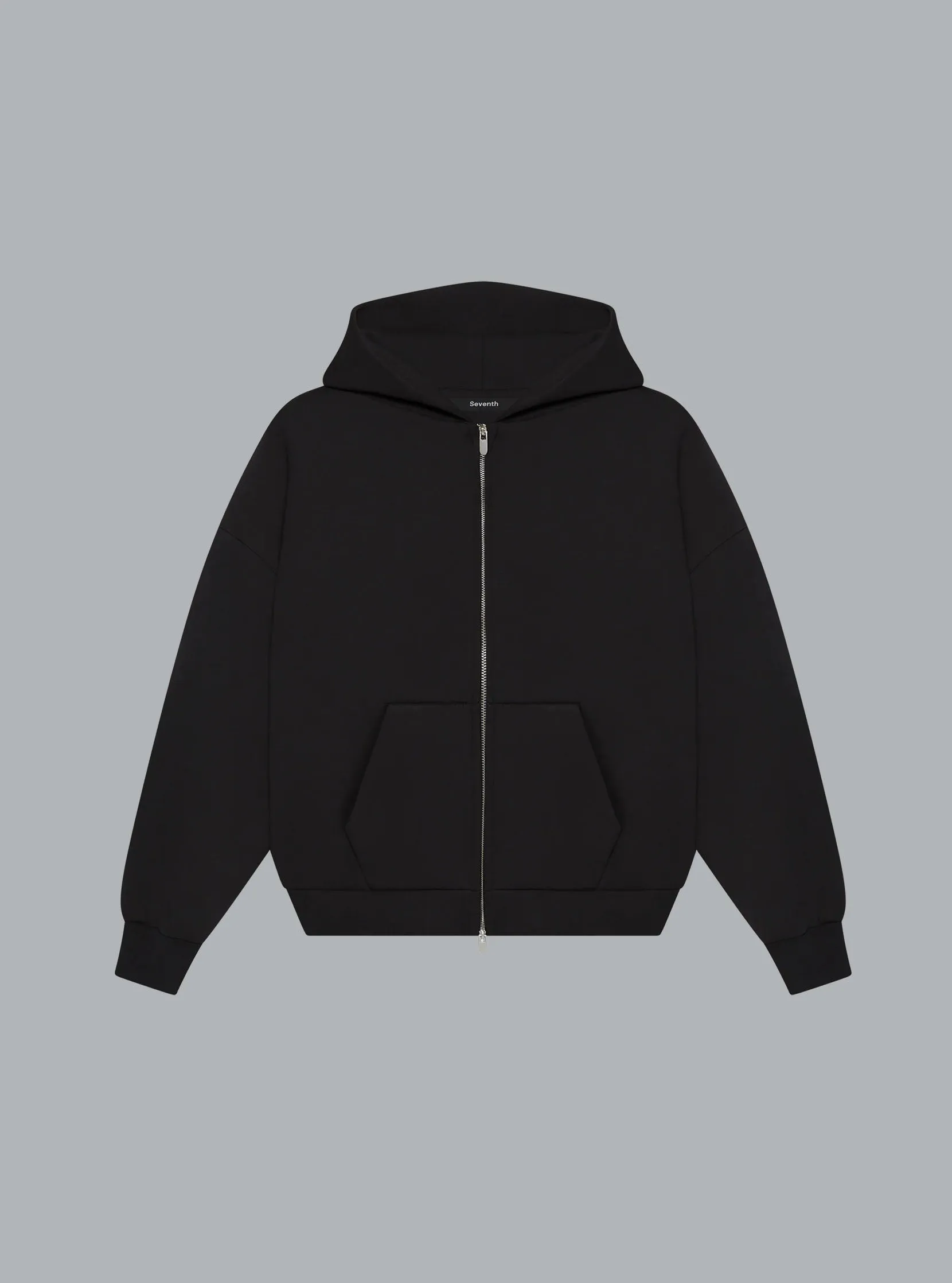 V2 Zipped Hoodie Black