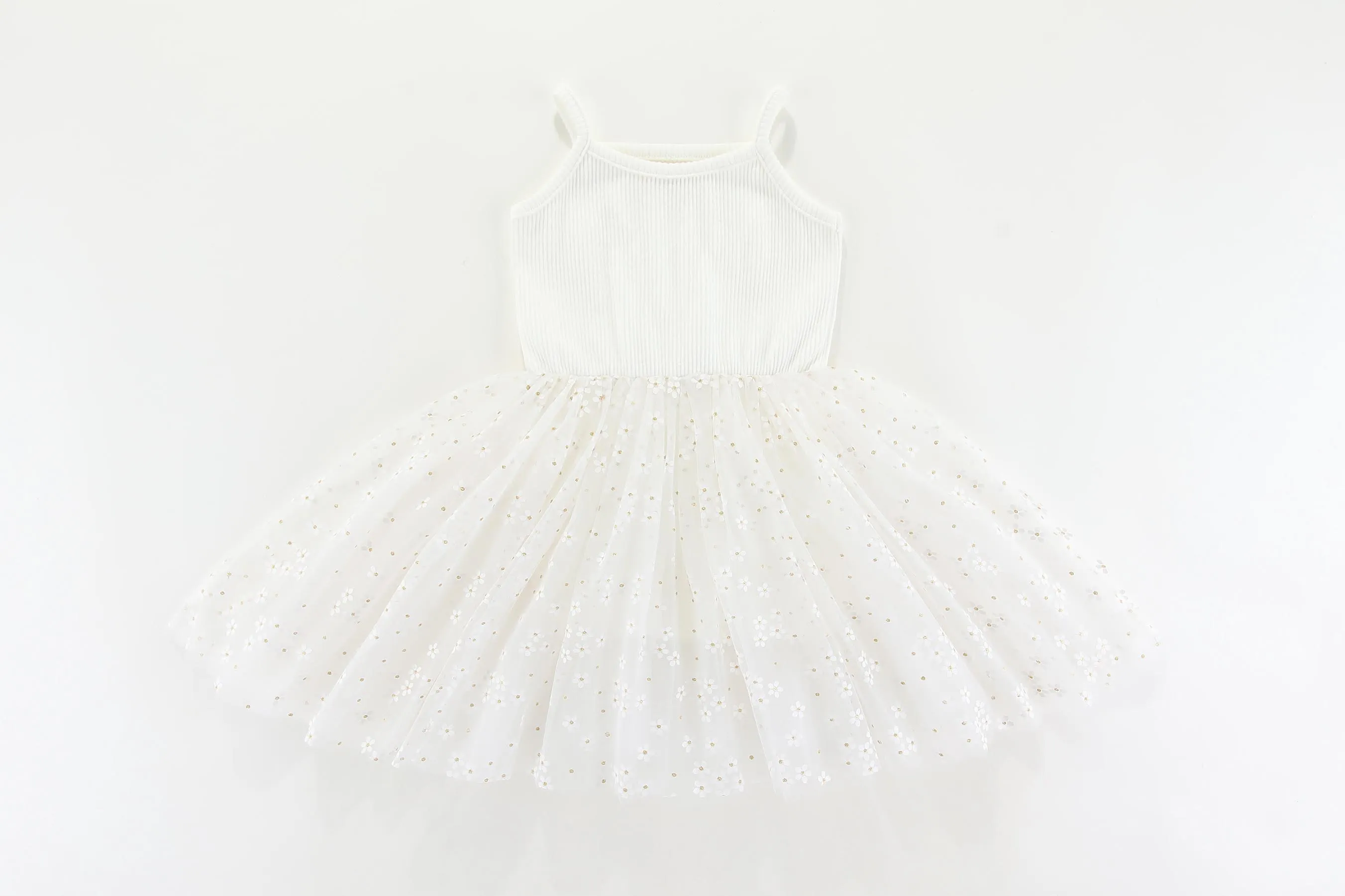 Valentina Tutu Dress - WHITE FLOWERS: 0-6M, 6-12M, 1-2Y, 2-3Y, 3-4Y, 4-5Y, 5-6Y, 6-8Y