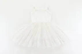 Valentina Tutu Dress - WHITE FLOWERS: 0-6M, 6-12M, 1-2Y, 2-3Y, 3-4Y, 4-5Y, 5-6Y, 6-8Y