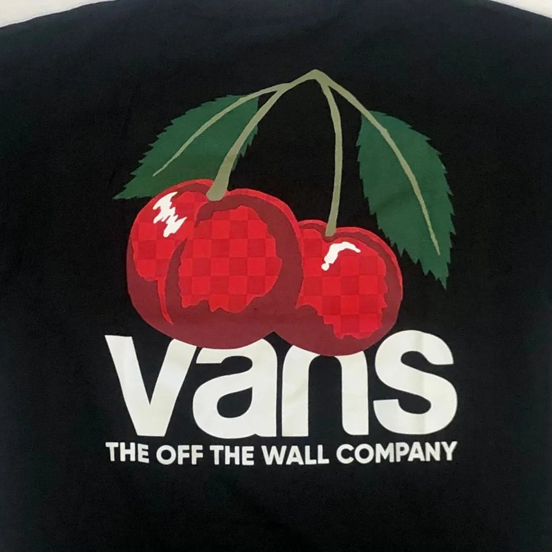 VANS Cehhry Chekcered Graphic T-Shirt