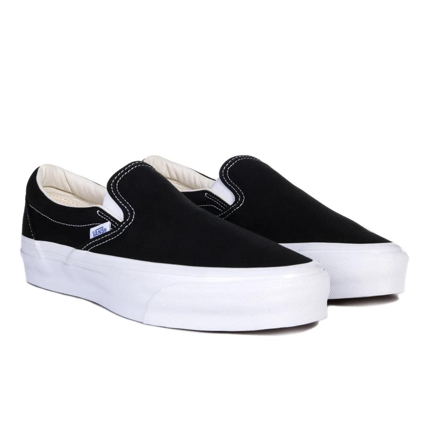 VANS PREMIUM CLASSICS SLIP-ON REISSUE 98 LX BLACK / WHITE