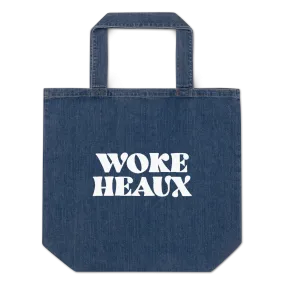 Woke Heaux Organic Denim Tote Bag