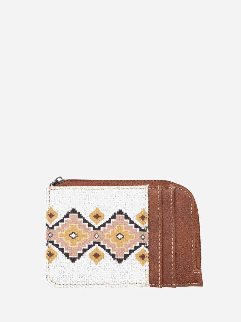 Wrangler Southwestern Art Print Mini Zip Card Case