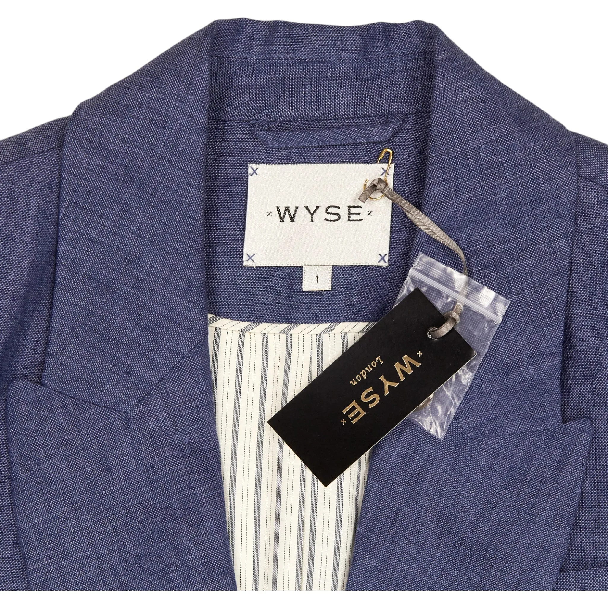 Wyse Indigo Alaina Double Breasted Blazer